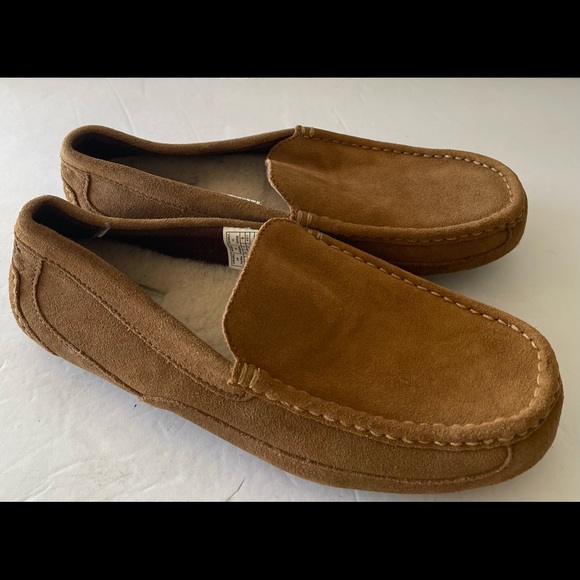 UGG Mens Ascot Slippers Suede Brown 9 ?? main image 8